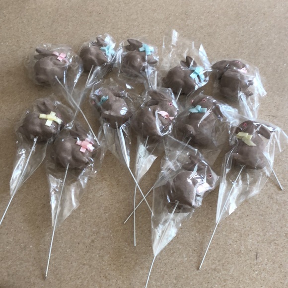 12. NWT Baby shower/ Easter bunny picks decorations - Picture 1 of 16